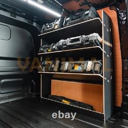 Ford Transit Custom 2025+ Crew Cab DeWalt Toolbox OS Hexaboard Van Racking