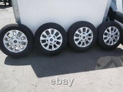 Ford Transit Custom Alloy Wheels And Tyres 215/65r16c Off New Vans