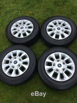 Ford Transit Custom Alloy Wheels Continental Tyres Gloss Silver Mk9 Mk8 Mk7