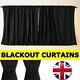 Ford Transit Custom Blackout Curtains 2 SIDE WINDOWS & TAILGATE SET BLACK