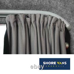 Ford Transit Custom Blackout Curtains LWB CAMPERVAN TAILGATE SET GREY