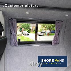 Ford Transit Custom Blackout Curtains LWB CAMPERVAN TAILGATE SET GREY