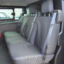 Ford Transit Custom CREW CAB Heavy Duty Tailored Seat Covers ALL models 2013-20