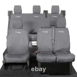 Ford Transit Custom Crew Cab 2020+ Front And Rear Seat Covers & Logo 431 432 G