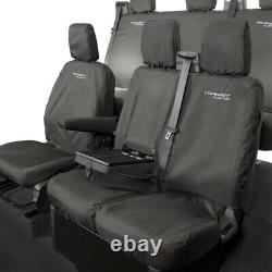Ford Transit Custom Crew Cab 2023+ Front And Rear Seat Covers & Logo 581 582 B