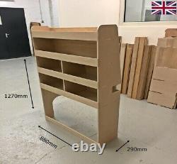 Ford Transit Custom Crew Cab Double Cab Van Racking Storage Shelving Swb