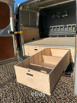 Ford Transit Custom Crew Cab SWB drawer unit tool storage vehicle organiser