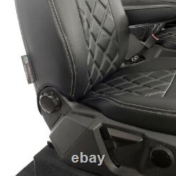 Ford Transit Custom DCIV 2013+ (5 Seat) Leatherette Seat Covers & Logo 807 757