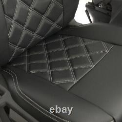 Ford Transit Custom DCIV 2013+ (5 Seat) Leatherette Seat Covers & Logo 807 757