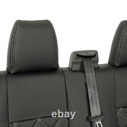 Ford Transit Custom DCIV 2013+ (5 Seat) Leatherette Seat Covers & Logo 807 757