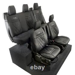 Ford Transit Custom DCIV (2022+) Leatherette All Seat Covers With Logo 879 759