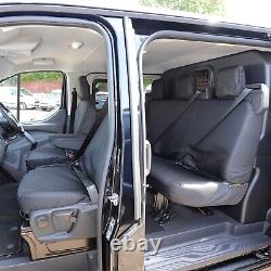 Ford Transit Custom DCIV Front & Rear Seat Covers (2013-2023) Black 275-131