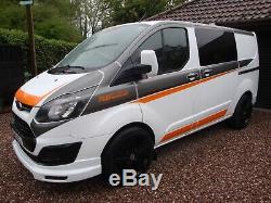 Ford Transit Custom Double Cab 6 Seat Kombi Rs Sport Kit 2014 64 Plate No Vat