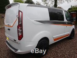 Ford Transit Custom Double Cab 6 Seat Kombi Rs Sport Kit 2016 Plate No Vat