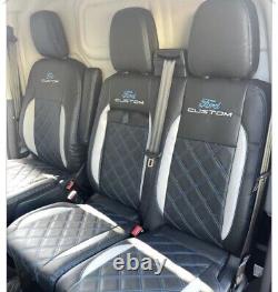 Ford Transit Custom Double Cab High Quality Tailored Eco Leather Seat Covers
