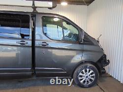 Ford Transit Custom Drivers Right Sliding Door With Glass Magnetic Grey / 19-22