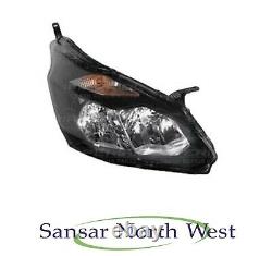 Ford Transit Custom Drivers Side Front Headlamp Headlight Black O/S RIGHT 12-18