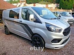 Ford Transit Custom Euro 6 Lwb 2.0 Tdci Crew Cab Rs Edition 2018 68 Plate No Vat