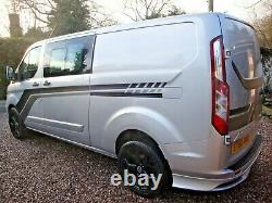 Ford Transit Custom Euro 6 Lwb 2.0 Tdci Crew Cab Rs Edition 2018 68 Plate No Vat