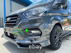 Ford Transit Custom Fl 2018-21 Front Bumper Spoiler At Style (new Design)