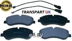 Ford Transit Custom Front Brake Discs And Pads And Wear Lead Set 2.2 Fwd 288mm