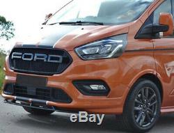 Ford Transit Custom Front Grille Gloss Black Styling New Shape