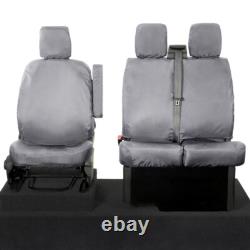 Ford Transit Custom Front Seat Covers Tailored (2024 Onwards) Grey 335