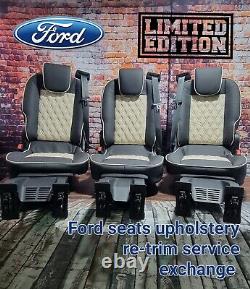 Ford Transit Custom Front Seats Rock Roll Bed rear seats upholstery retrim servi