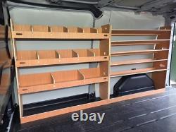 Ford Transit Custom L2 LWB Ply Van Racking 2012-2023. DOUBLE UNITS