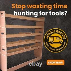 Ford Transit Custom L2 LWB Ply Van Racking 2012-2023. DOUBLE UNITS