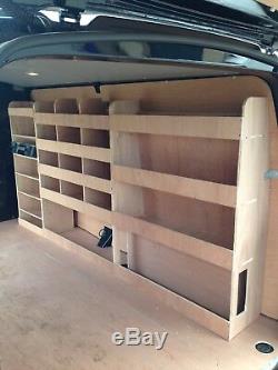 Ford Transit Custom LWB Plywood Van Shelving Racking System Case Storage Unit