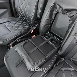 Ford Transit Custom Leatherette Front Seat Covers 2013 On 237