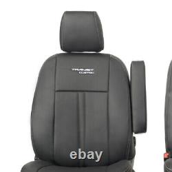 Ford Transit Custom Limited 2013+ Heavy Duty Leatherette Front Seat Covers 641