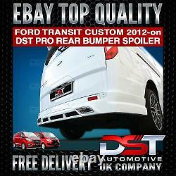 Ford Transit Custom Lower Bumper Rear Splitter Skirt Spoiler 2012 2018