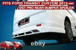 Ford Transit Custom Lower Bumper Rear Splitter Skirt Spoiler 2012 2018