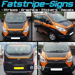 Ford Transit Custom Lwb M Sport Graphics Stickers Decals Stripes M-sport Van