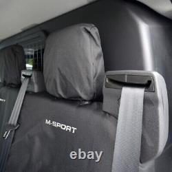 Ford Transit Custom M Sport 2013+ All Seat Covers & M Sport Embroidery 482 483 B