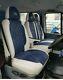 Ford Transit Custom Mk7 2+1 Eco Leather Embossed Tailored Seat Covers