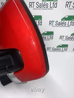 Ford Transit Custom Passengers Electric Folding Door Mirror Wing 2018-on Red