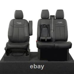 Ford Transit Custom Phev 2021+ Tailored Leatherette Front Seat Covers & Logo 601