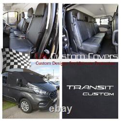 Ford Transit Custom Phev All Seat Covers & Screen Wrap With Logo 722 161 329