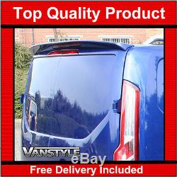 Ford Transit Custom Rear Twin Door Spoiler Premium Pu Rim Not Cheap Fibreglass