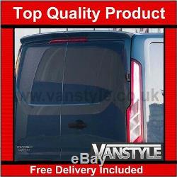 Ford Transit Custom Rear Twin Door Spoiler Premium Pu Rim Not Cheap Fibreglass