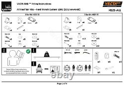 Ford Transit Custom Roof Rack Bars x3 Vecta 2013-2022 Van L1-SWB L2-LWB H1-LOW