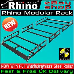 Ford Transit Custom Roof Rack Rhino Modular + Roller SWB-L1 LOW-H1 2013-2020 Van