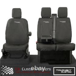 Ford Transit Custom Rs 2020+ Front Seat Covers & Transit Custom Embroidery 431