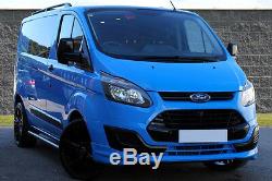 Ford Transit Custom Rs Edition Look Front Bumper Lip Spoiler / Splitter