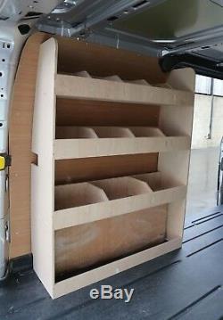 Ford Transit Custom SWB L1 Plywood Van Shelving Racking Shelf Storage- Near Side