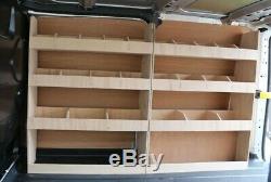 Ford Transit Custom SWB Plywood Racking Shelving, Tool Parts Storage Unit