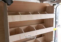 Ford Transit Custom SWB Plywood Van Shelving Racking Shelf Storage OS & NS